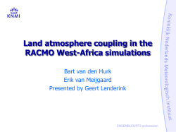 soil moisture - Ensembles RT3