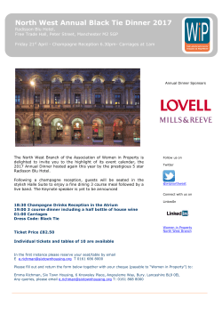 North West Annual Black Tie Dinner 2017