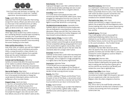 Jinx, 2001 - Fairport Public Library