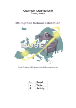 Classroom Organization II