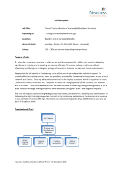 Full Job Description - Newcross Healthcare Solutions