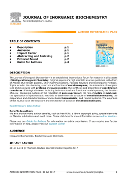 journal of inorganic biochemistry