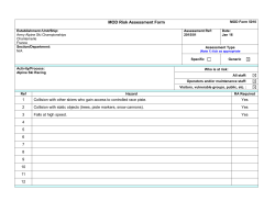 MOD Form 5010 - Risk Assessment