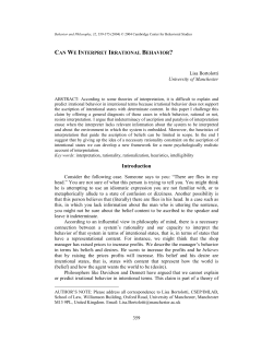 Introduction - Cambridge Center for Behavioral Studies