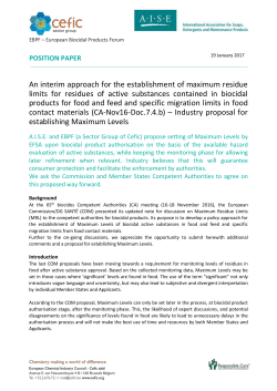 (CA-Nov16-Doc.7.4.b) &ndash; Industry proposal for