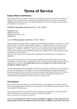 Terms of Service