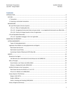 elements of a mortgage