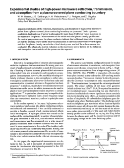 Experimental studies of high-power microwave reflection