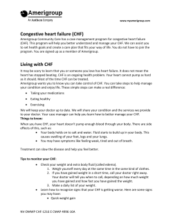 Congestive heart failure (CHF)