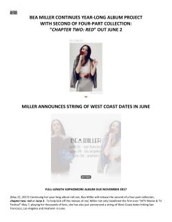 Bea Miller Announces chapter two-red + Tour Dates