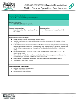 Math &ndash; Number Operations Real Numbers