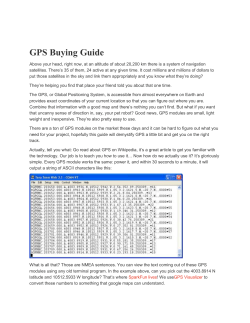 GPS Buying Guide