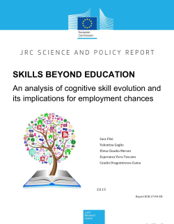 skills beyond education - JRC Publications Repository