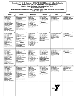 Monday Tuesday Wednesday Thursday Friday Saturday 2 3 4 5 6 7