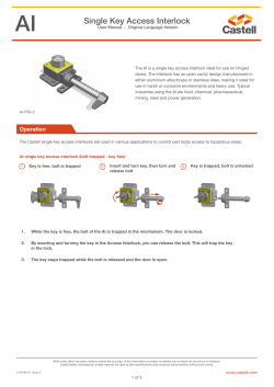 AI Single Key Access Interlock