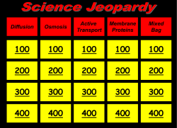 Double Science Jeopardy