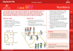 Numbers - Sporting Schools