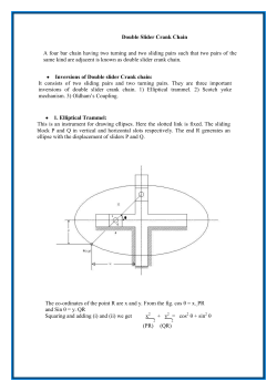 Double Slider Crank Chain