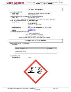Microsoft Word - GacoFlex A3900 Series English OSHA GHS SDS