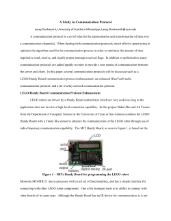 A Study in Communication Protocol Lacey Duckworth, University of