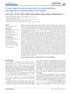 A neuropsychological approach to understanding