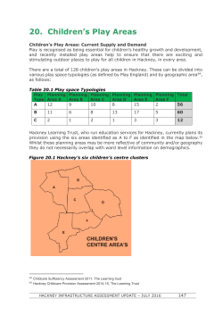 Chapter 20 - Children`s play areas