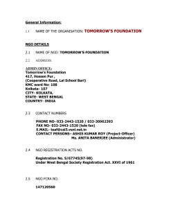 Project Proposal - Asha for Education