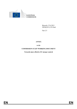 Annex I - European Commission