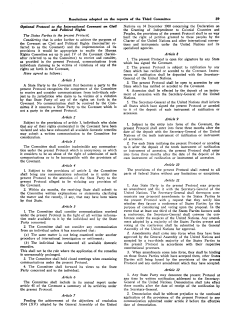 59 The States Parties to the present Protocol, Have agreed as follows