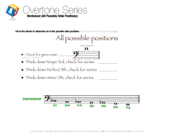Overtone Series WorksheetChap9