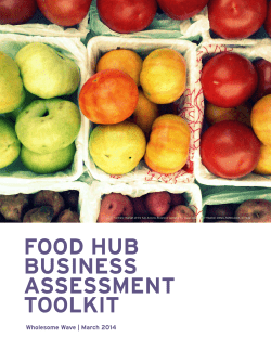 food hub business assessment toolkit