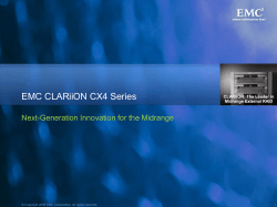 EMC CLARiiON CX3 UltraScale Series