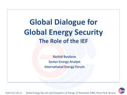 Global Energy Trends