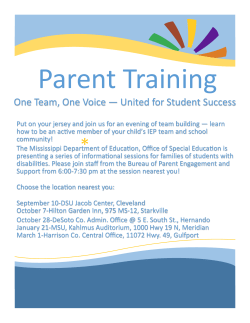 One Team, One Voice &mdash; United for Student Success