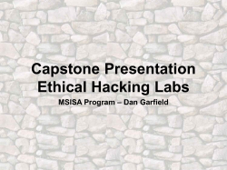 Ethical Hacking Labs