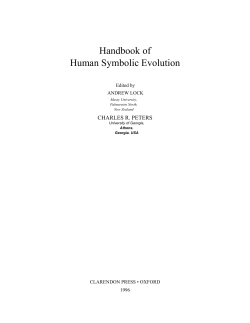 Handbook of - Department of Statistics, Purdue University