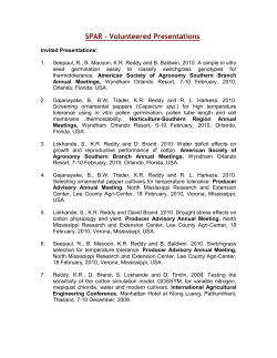 SPAR Proceedings - Mississippi State University