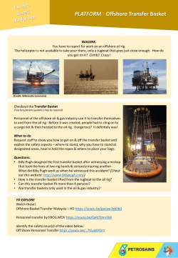 PLATFORM - Offshore Transfer Basket
