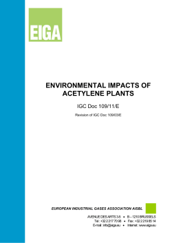 environmental impacts of acetylene plants