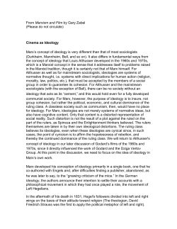 Cinema as Ideology