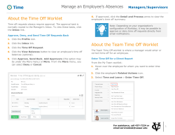 Approving time off requests - Workday