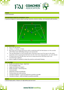 COACH: DATE OF SESSION: