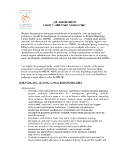 Patient Care - Brighter Beginnings