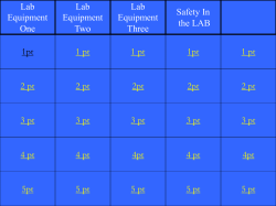 Blank Jeopardy - OCPS TeacherPress