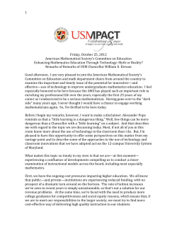 Friday, October 25, 2012 American Mathematical Society`s