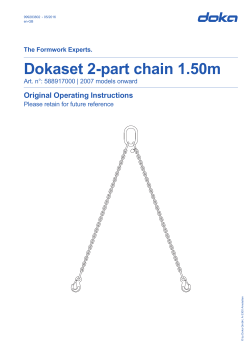 Dokaset 2-part chain 1.50m
