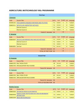 course information form