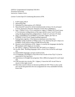 Lec 5 - Cs.princeton.edu