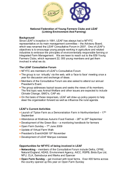 the NFYFC and LEAF document