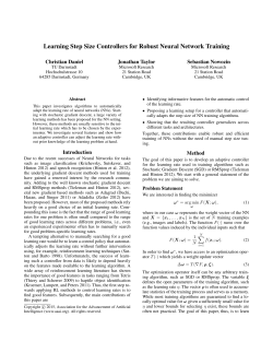 Learning Step Size Controllers for Robust Neural